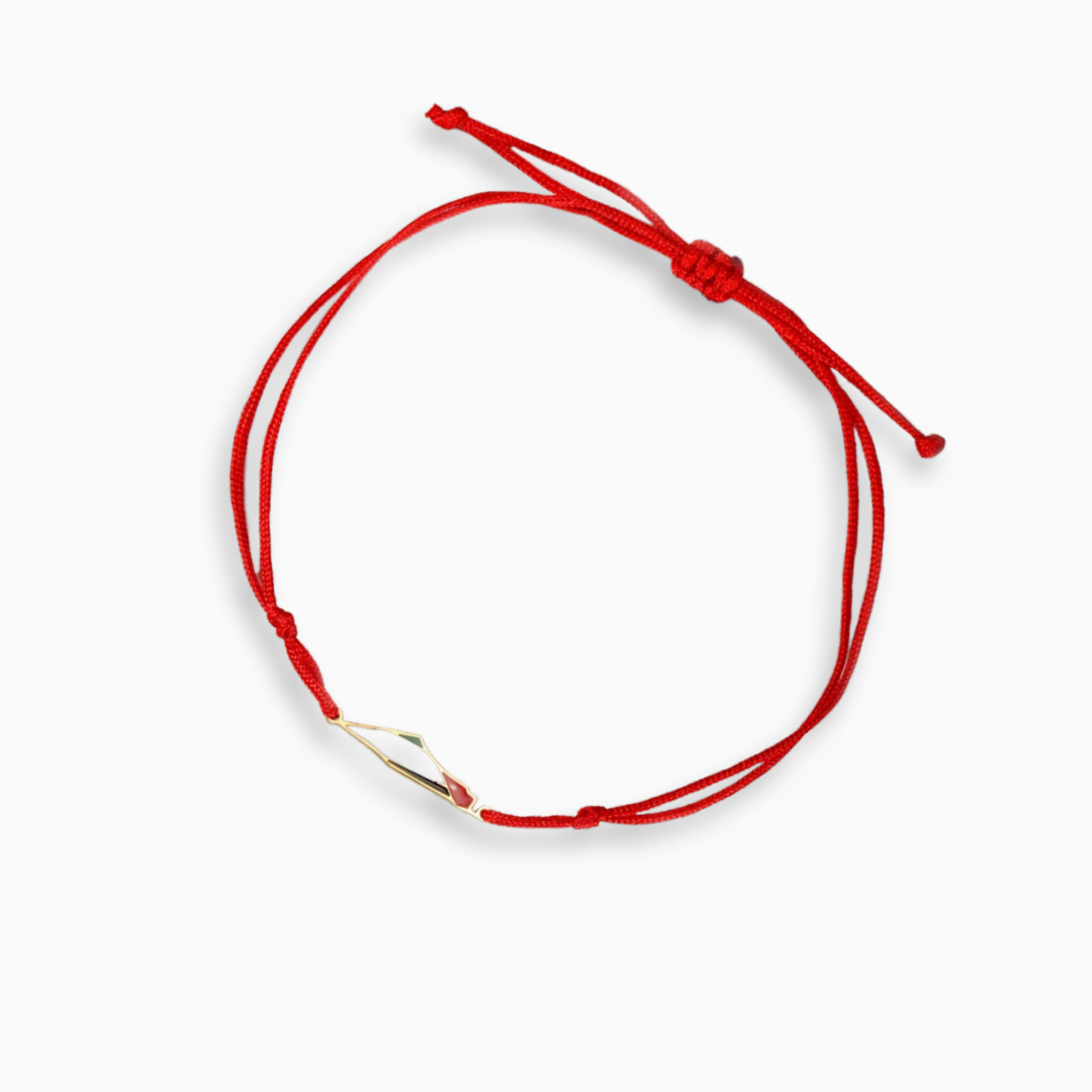Palestine Flag Adjustable Bracelet