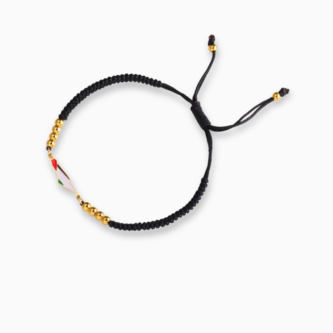 Palestine Flag Adjustable Bracelet