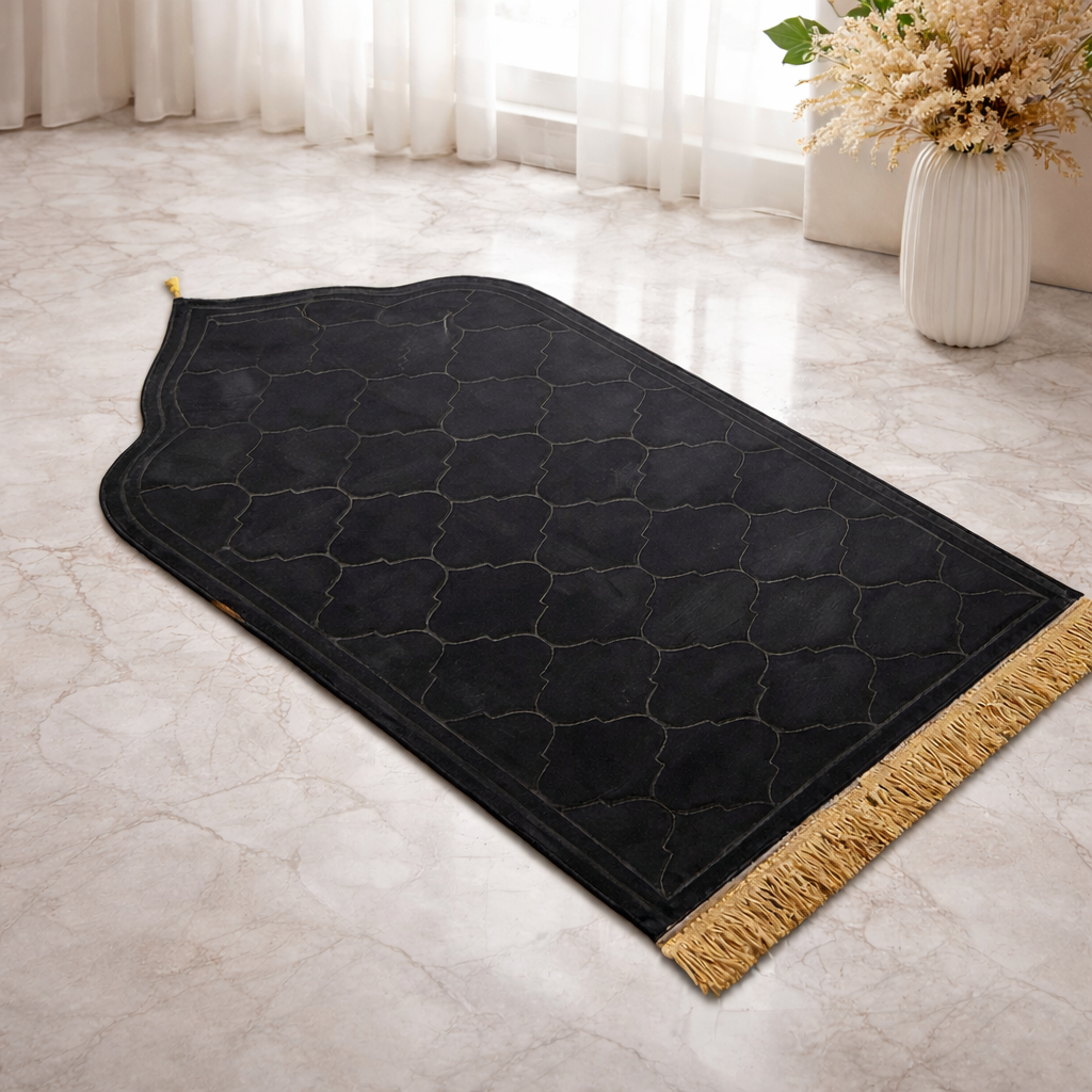 Moroccan Pattern Padded Prayer Mat