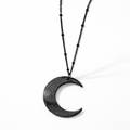 Collier croissant de lune - « En vérité, avec la difficulté vient la facilité »