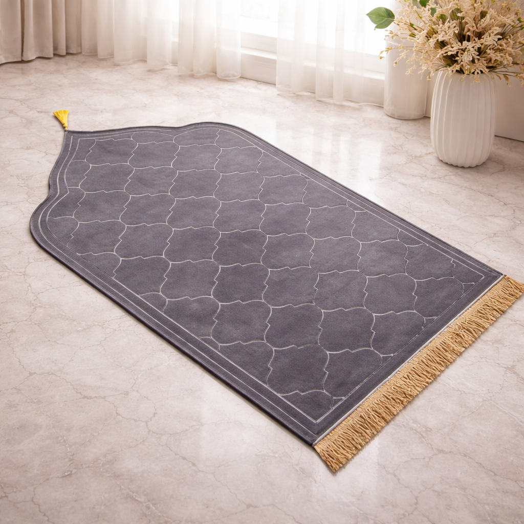 Moroccan Pattern Padded Prayer Mat