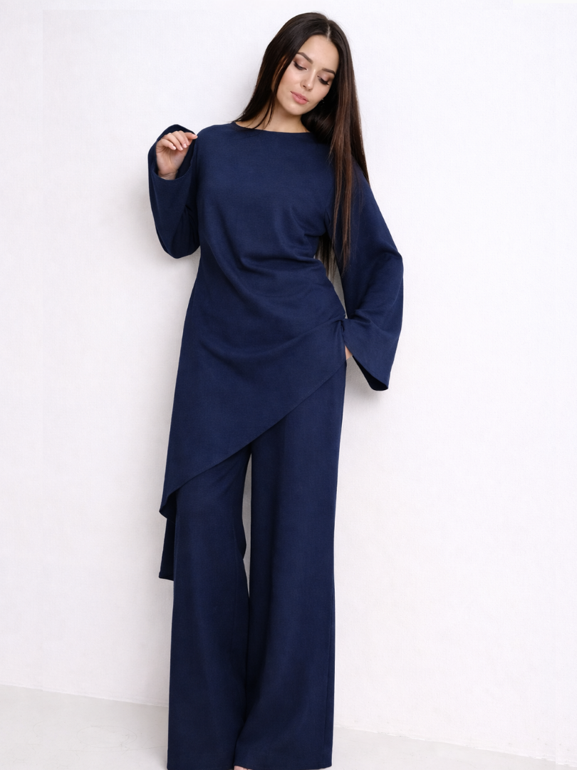 Asymmetric Top and Pant Set