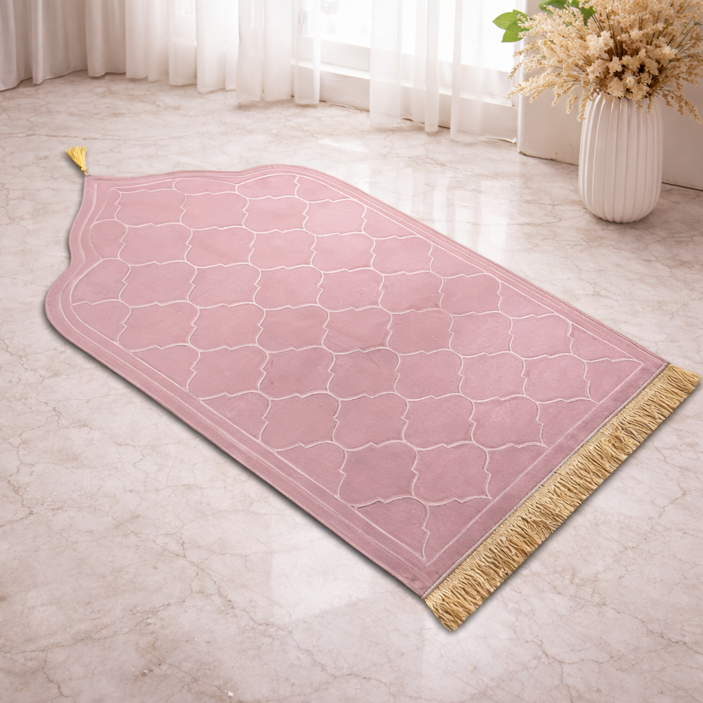 Moroccan Pattern Padded Prayer Mat