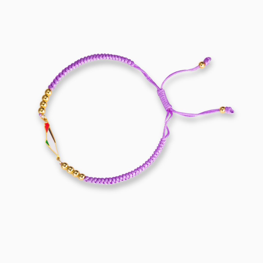 Palestine Flag Adjustable Bracelet