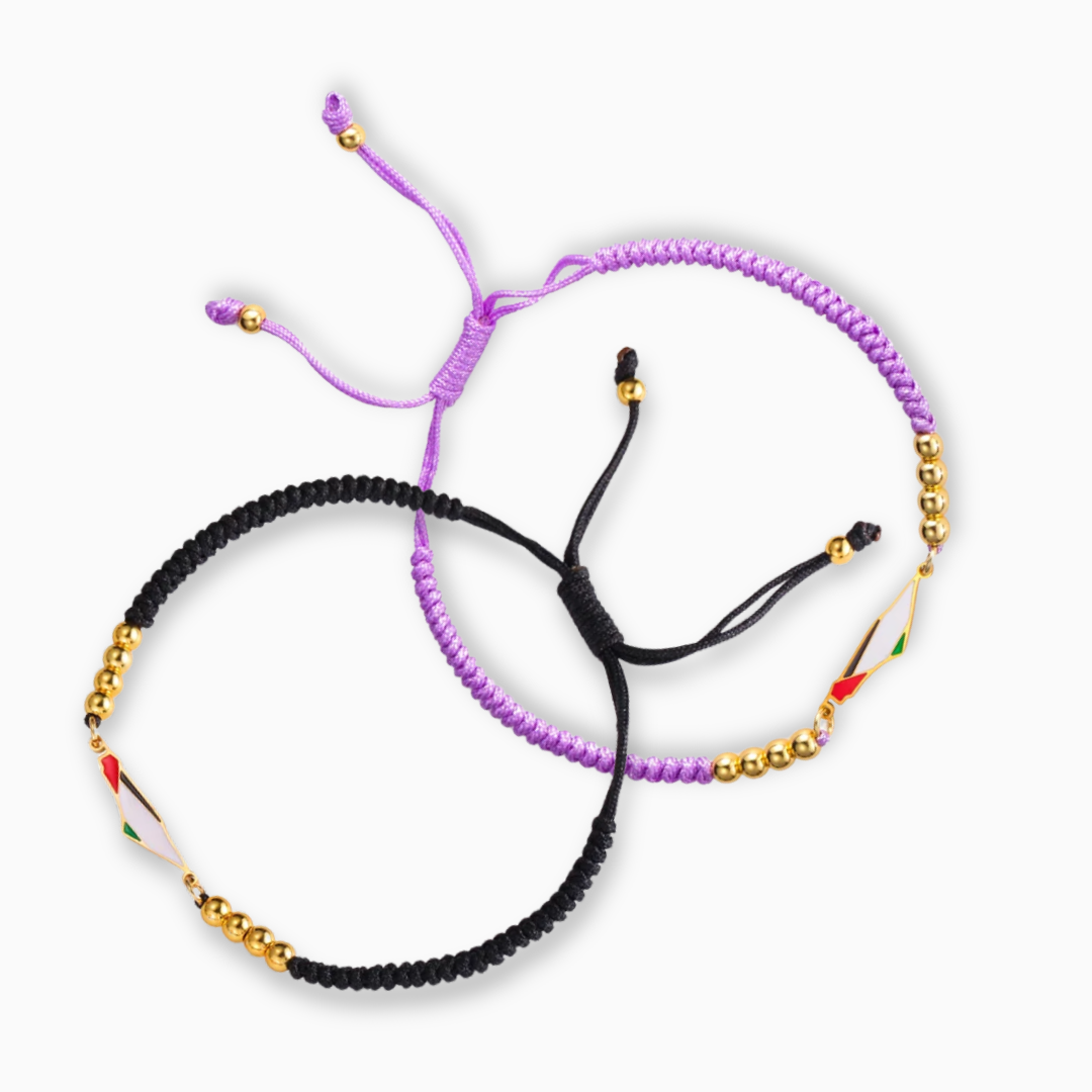Palestine Flag Adjustable Bracelet