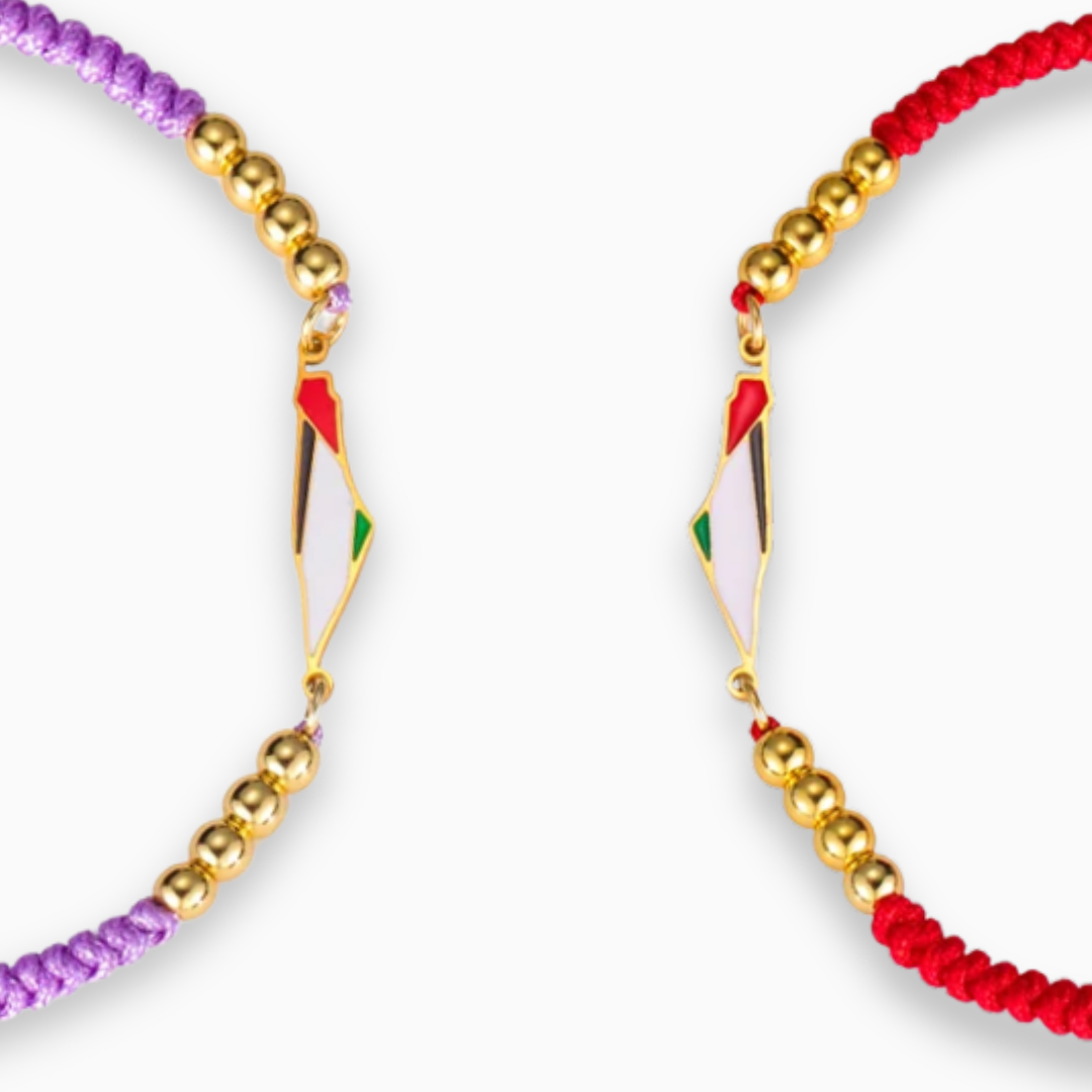Palestine Flag Adjustable Bracelet