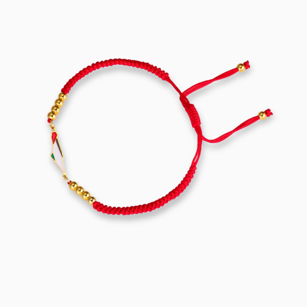 Palestine Flag Adjustable Bracelet