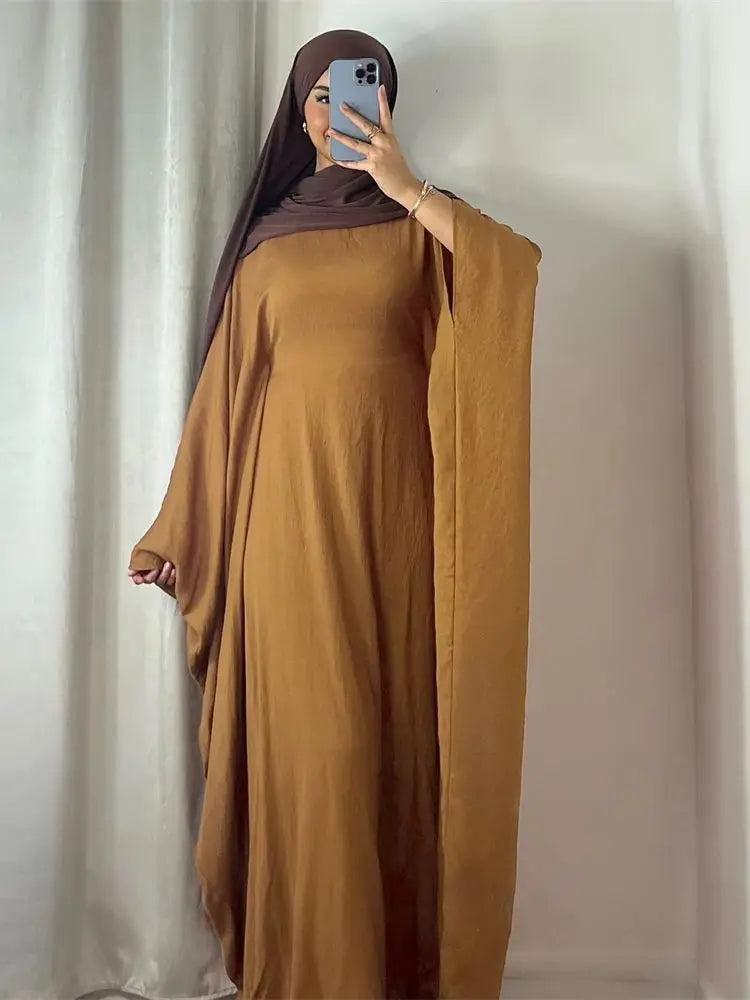 Classic Inner Tie Batwing Abaya