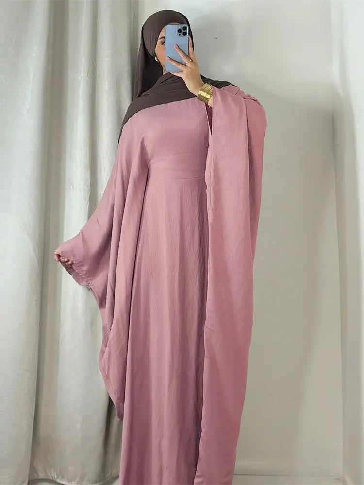 Classic Inner Tie Batwing Abaya