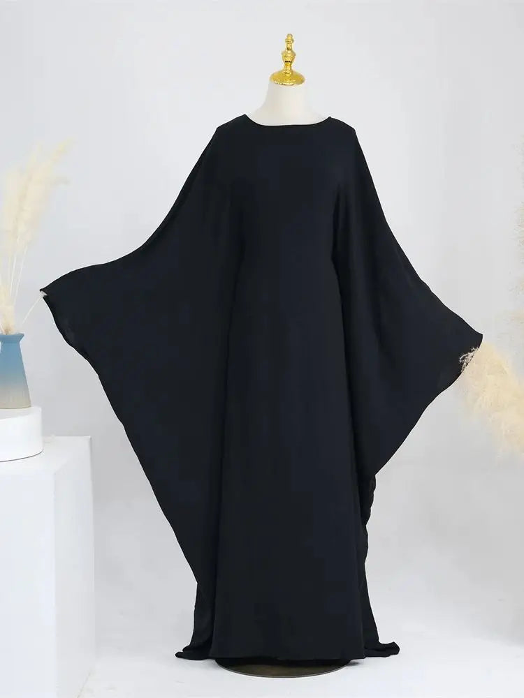 Classic Inner Tie Batwing Abaya