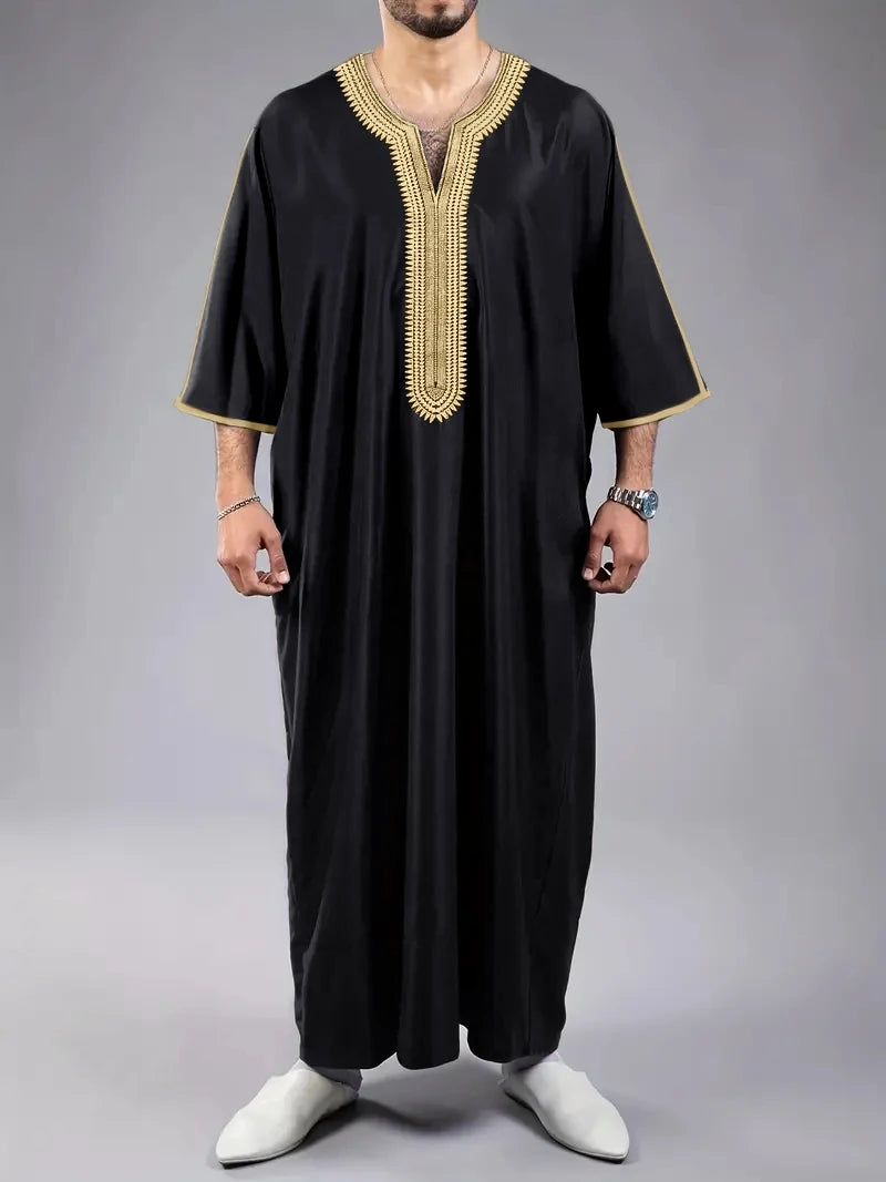 Men’s Moroccan 3/4 Sleeve Thobe