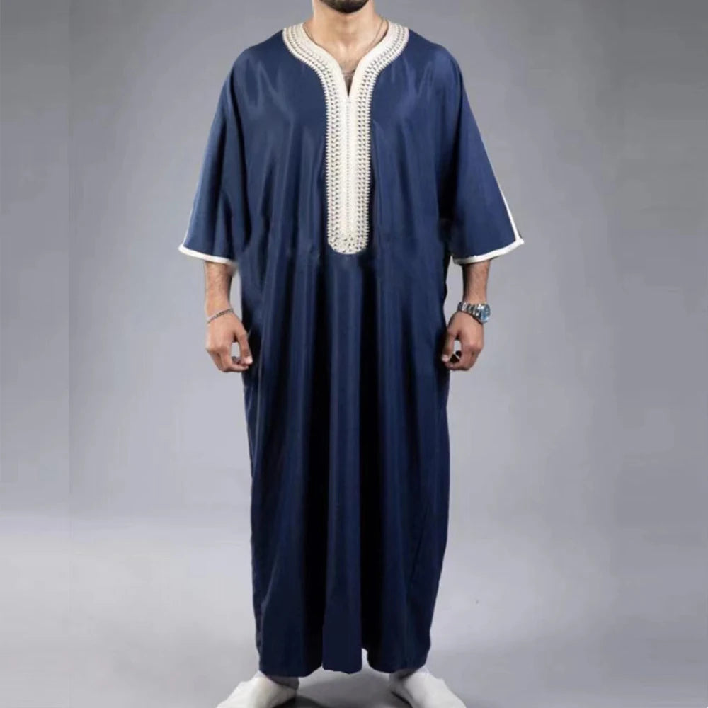 Men’s Moroccan 3/4 Sleeve Thobe
