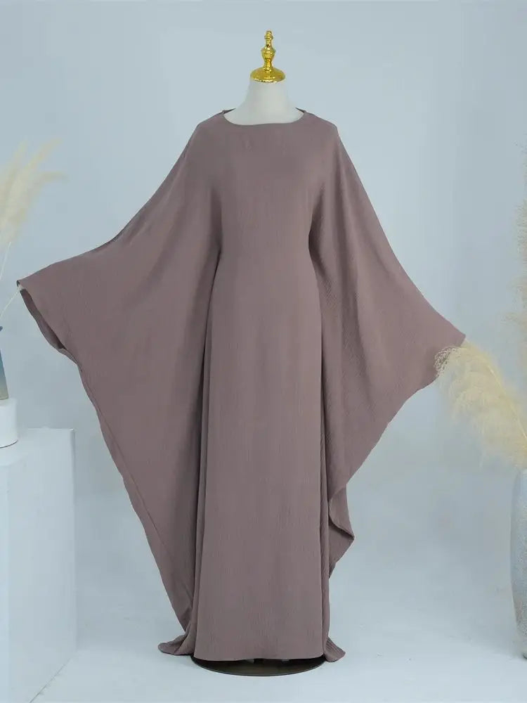 Classic Inner Tie Batwing Abaya