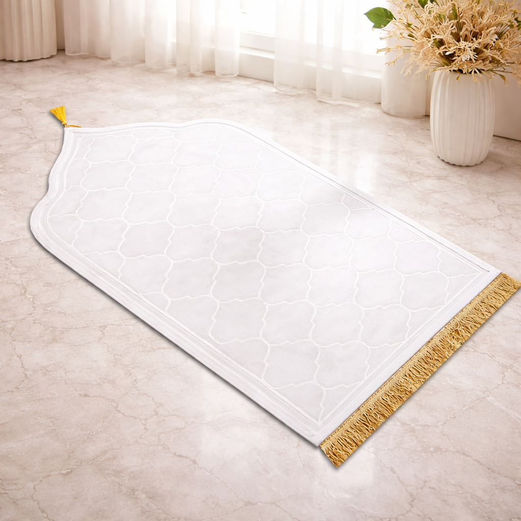Moroccan Pattern Padded Prayer Mat